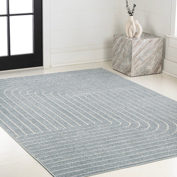 Odense Minimalist Angle Geometric Area Rug